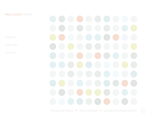 Tablet Screenshot of marylesterdesign.com